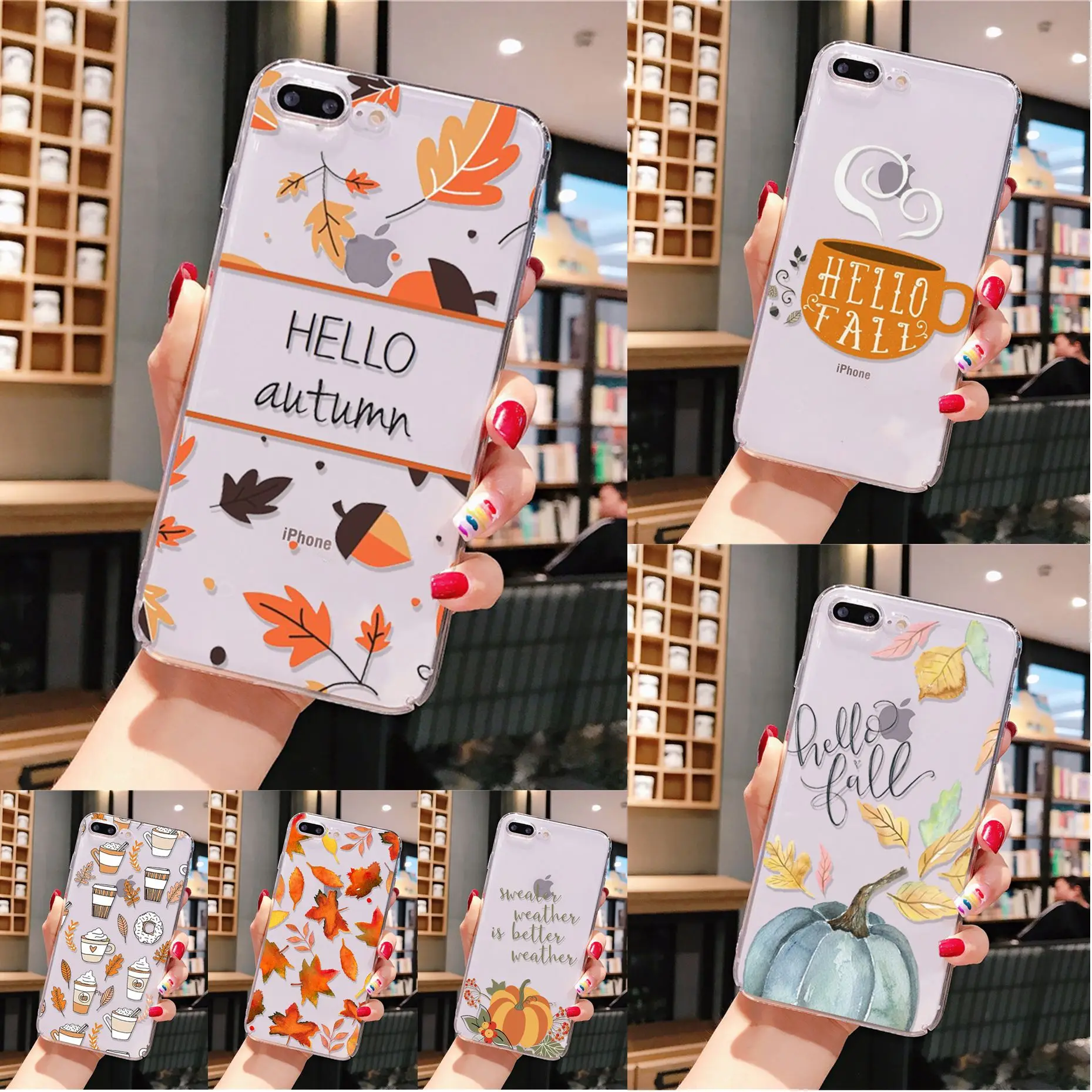 Yinuoda Pumpkin happy fall 2018 New Luxury fashion cell phone case for Apple iPhone 8 7 6 6S Plus X XS max 5 5S SE XR | Мобильные