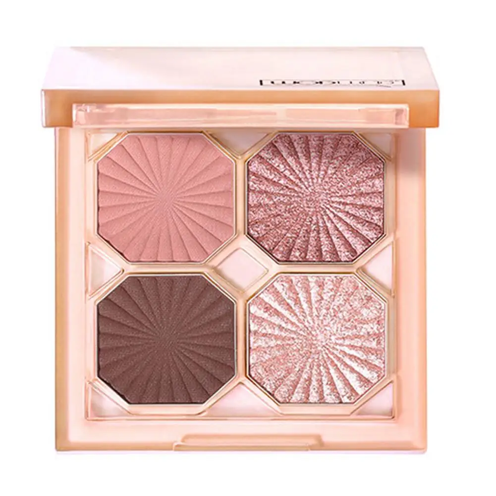 

New Transparent Nine-color Eye Pigments Foggy Makeup Palette Pearlescent Matte Glitter Shining Eyeshadow Cosmetic