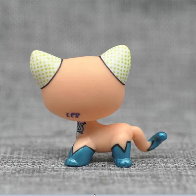 Редкий магазин домашних животных Lps Игрушки Стоящая Короткошерстная Кошка #5 # 391 Маленькая Собака такса Крокер Спаниель Колли Датский дог Старая коллекция.