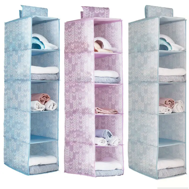 Новый бренд складной шкаф для одежды органайзер подвесного тренинга 5 полка