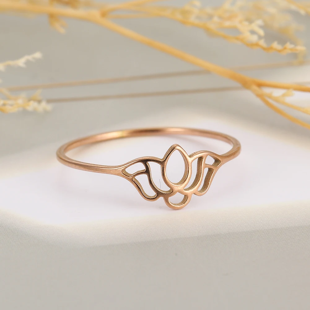 Кольцо Skyrim с цветком лотоса женское блестящее повседневное кольцо в стиле из