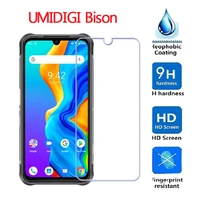 2pcs phone screen protector tempered glass for umidigi bison cover explosion proof lcd film on umi bison glass 6 3 inch