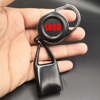 custom logo mixed pattern keychain lighter holder protective lighters cover retractable lighter leash for regular size
