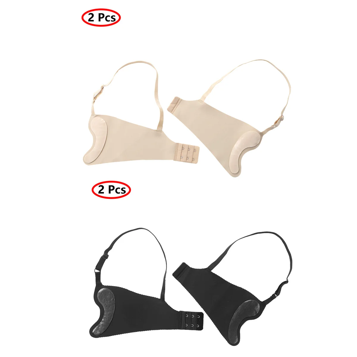 

Womens Bra Replacement Side Wings Adjustable Lingerie Shoulder Straps Non-slip Reusable Side Flanks Intimates Accessories