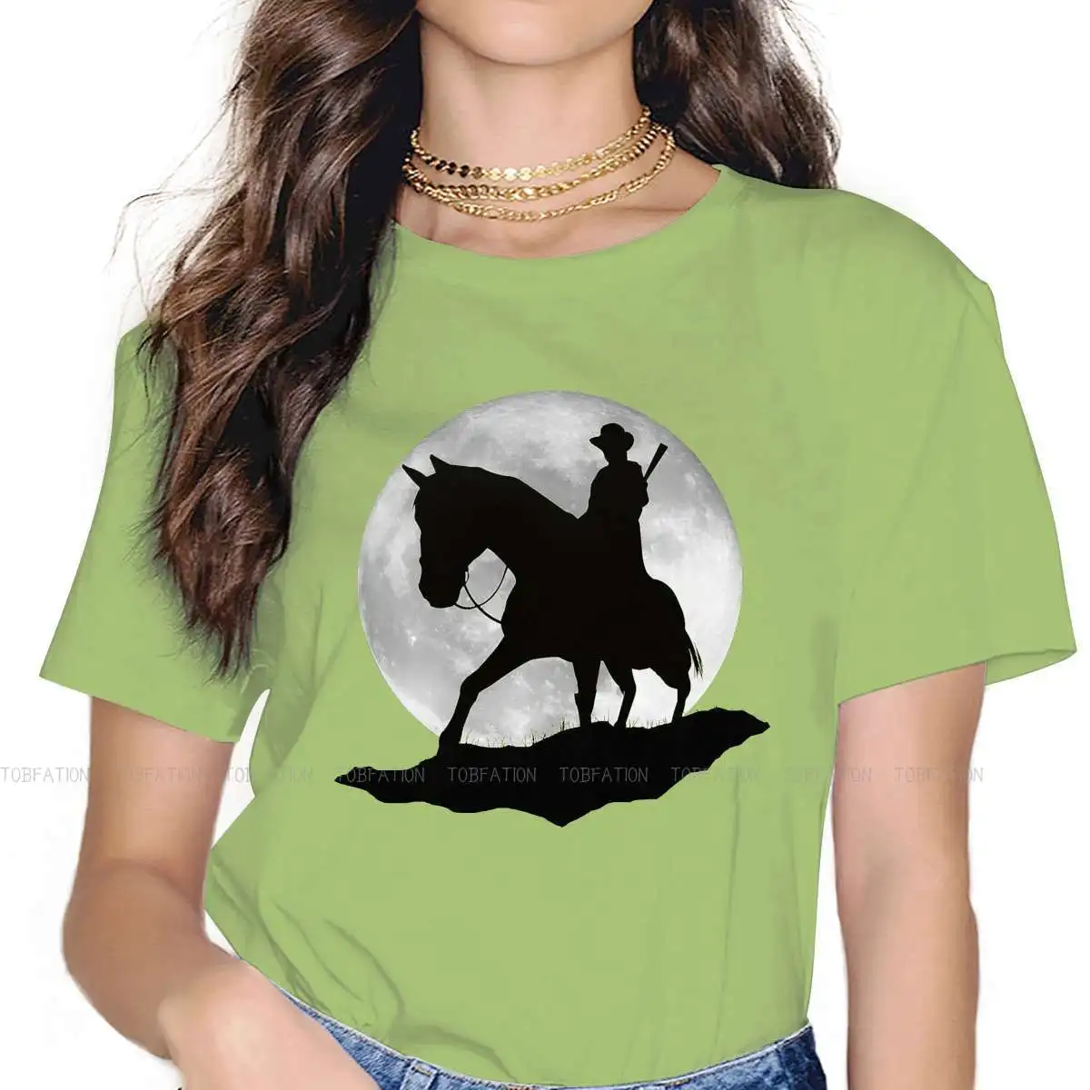 

Rides At Night 5XL TShirt for Girl Red Dead Redemption Top Quality Gift Clothes T Shirt Short Sleeve Ofertas