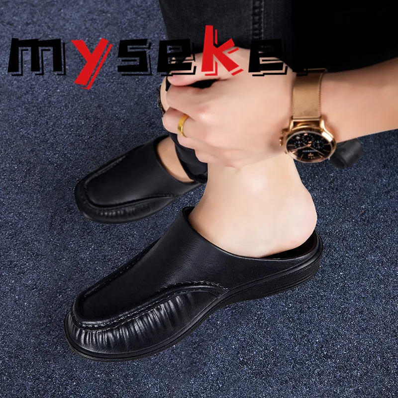 

Fashion 2021 new style men's casual EVA shoe cover men's semi-slipper casual shoes soft and comfortable slippers Size40- 47 t45