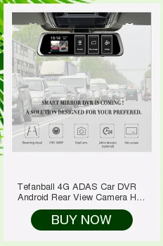 Tefanball 4G ADAS Car DVR Android Rear View Camera HD 10 inches Full IPS Touch Screen Dash Cam GPS Navi Dual Lens Video Recorder
