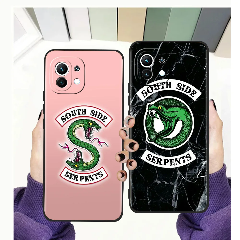 

TV Riverdale Southside Serpents Phone Case for Xiaomi Poco F3 X3 X4 GT NFC M3 Mi 9T 11 Ultra 11X 11i Note 10T Pro Lite 5G Cover