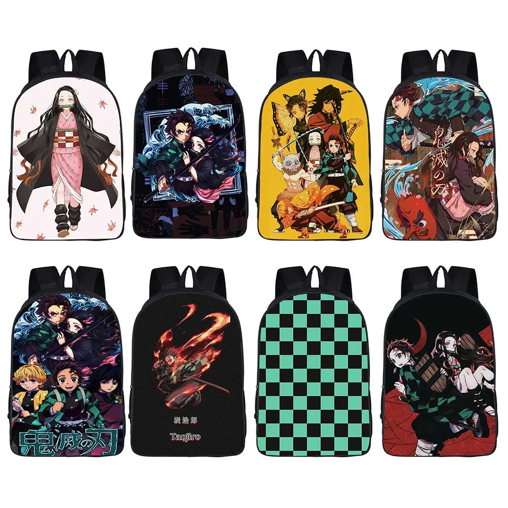 Школьные аниме-рюкзаки для девочек и мальчиков-подростков: Kimetsu No Yaiba рюкзаки