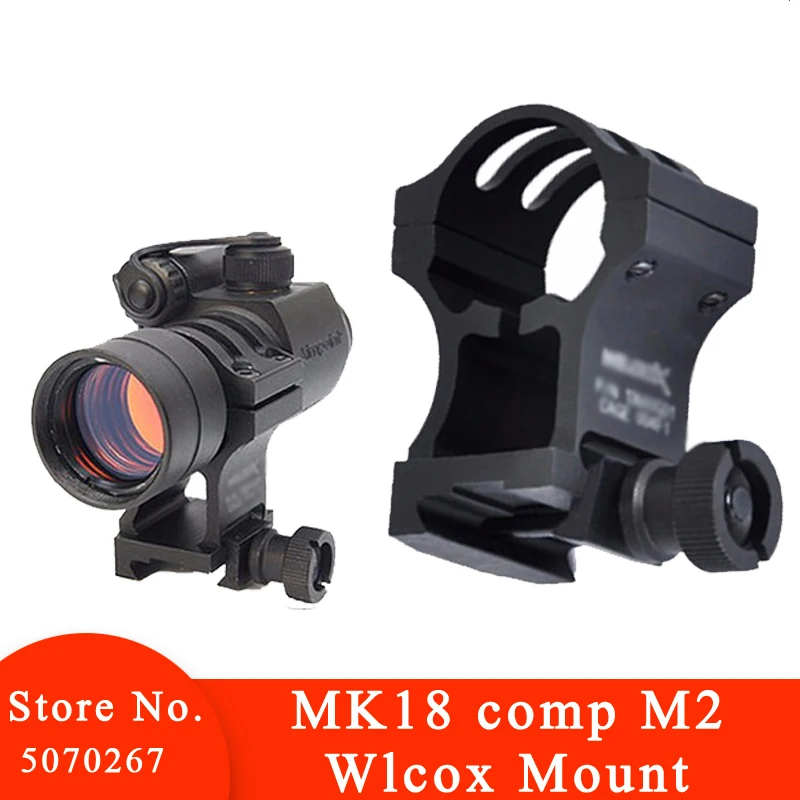 

Element Choice MK18 Comp M2 Weaver Rail Wilcox Mount for M2/M3 Picatinny AdapterTactical Mount Weaver Rail Scope Mounts EX035