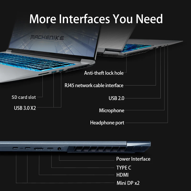 Фото Игровой ноутбук Machenike T90-PLus 2020 i7 10750H RTX 2060 6G 17 3 дюйма экран 144 Гц ультра границы Intel Игровой ноутбук Machenike T90-PLus 2020 i7 10750H RTX 2060 6G 17 3 дюйма экран 144 Гц ультра границы Intel