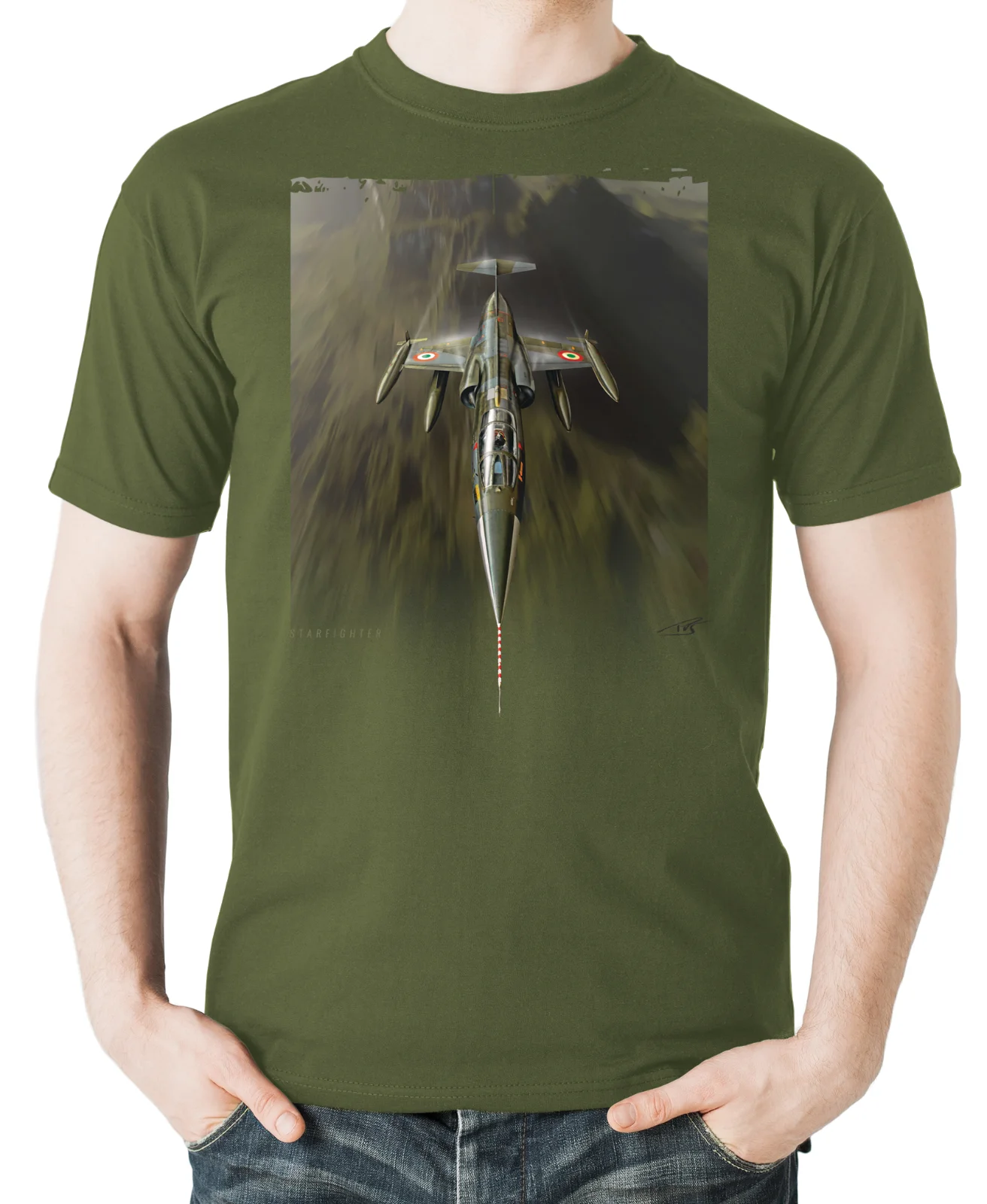 

Men T Shirt ' F-104 Starfighter' Aviation themed harajuku shirt SHORT Casual 100% COTTON O-Neck mens t shirts