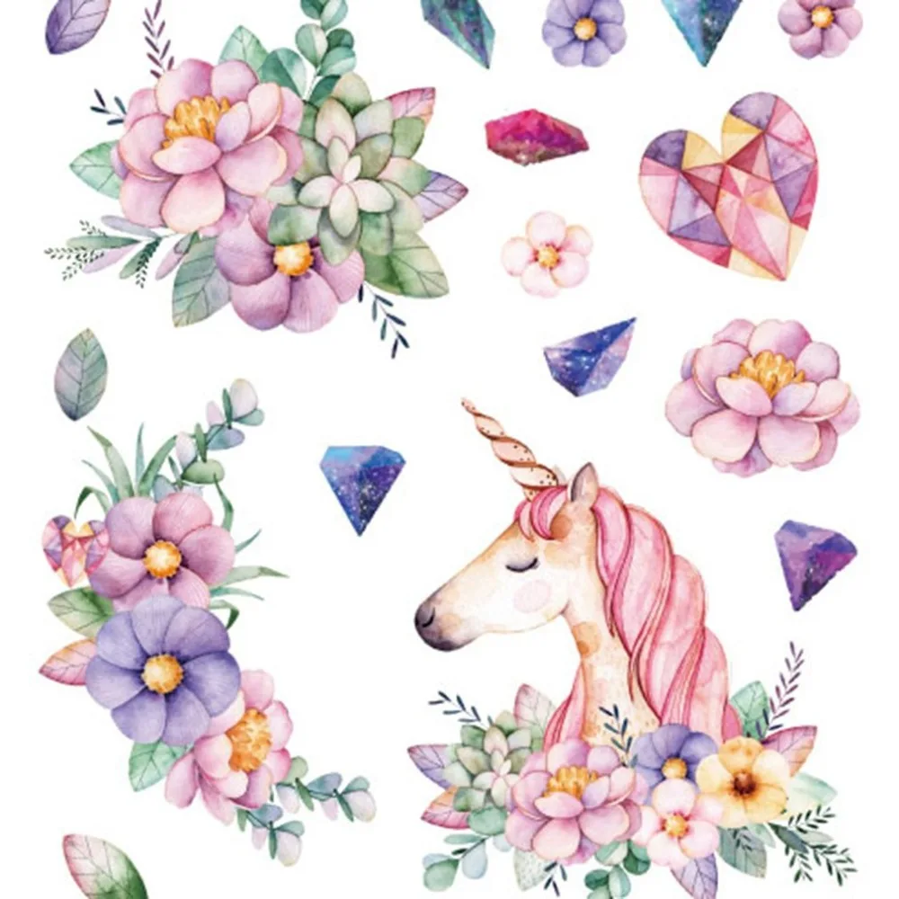 Dreamy Horse водонепроницаемые временные тату наклейки портативный боди арт