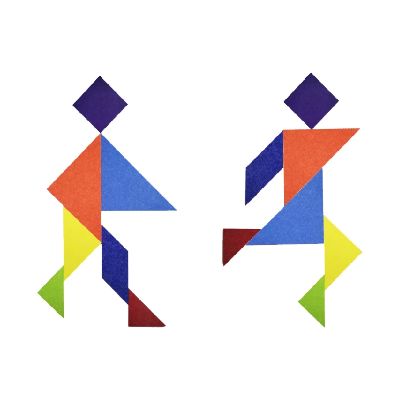 Новинка 9 мм фетровая ткань Tangram Pantern ручной работы дизайнерский Сделай Сам креативный интересный Фотофон для стен