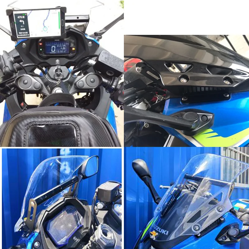 Кронштейн для руля GPS навигации SUZUKI GSX250R|Накладки и декоративные молдинги| |