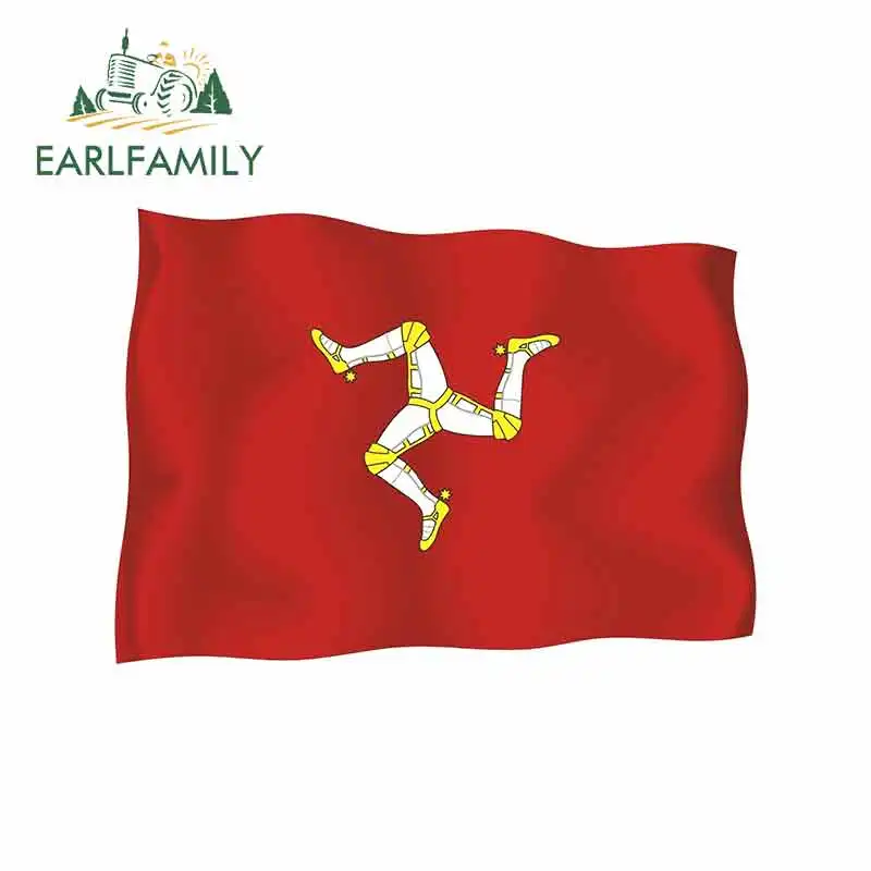 EARLFAMILY 13 см x 9 2 для острова Мэн Великобритания автомобильные наклейки и