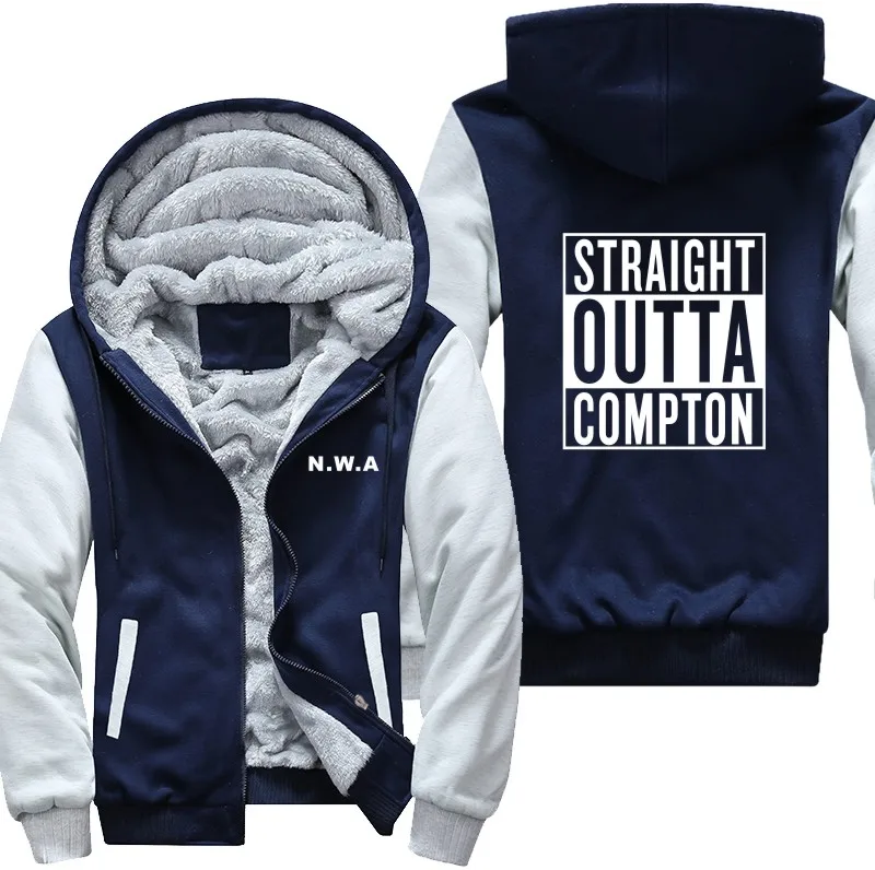 США размер прямой из Compton NWA Калифорния готика Eazy E dr мужская толстовка с капюшоном
