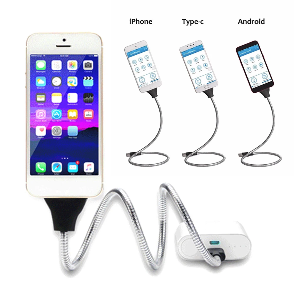 Usb-зарядка для Apple IPhone Samsung Huawei Android Type-C подставка телефона гибкий держатель |