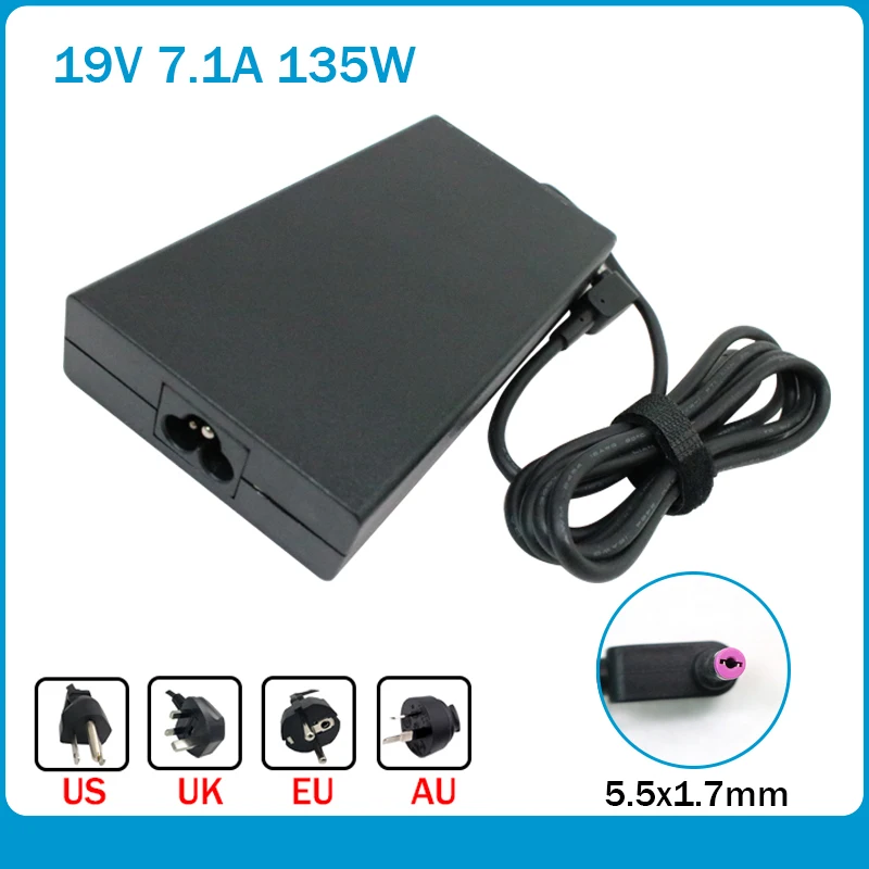 19V 7.1A AC adapter KP.13503.007 PA-1131-16 laptop charger for Acer Aspire V5-591 V5-591G Nitro 5 Spin NP515-51 19 5v 16 9a 330w laptop charger ac adapter pa 1331 91 for acer predator 17x gx 791 gx 792 21x gx21 71 kp 33001 001 kp 33003 001