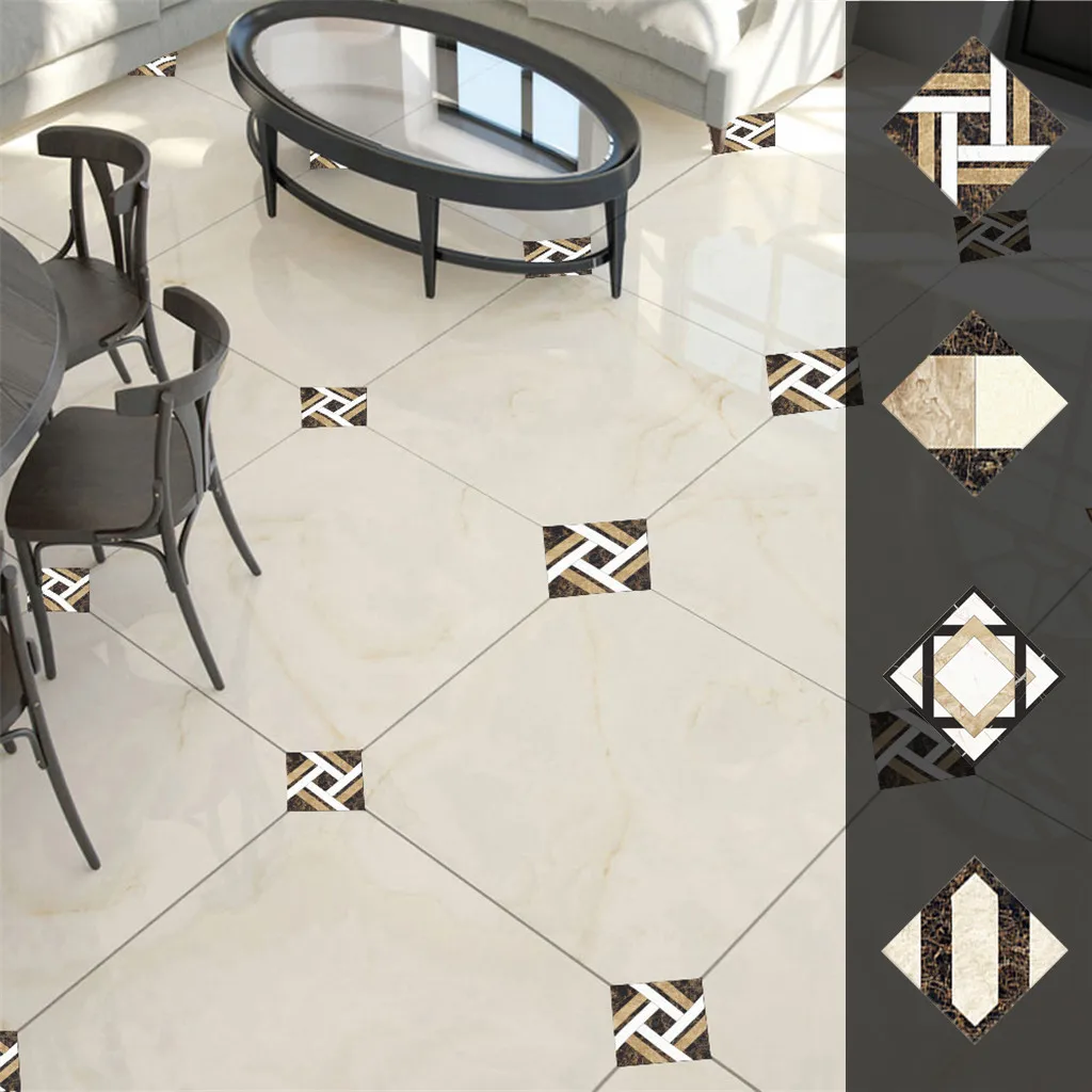 10 штук самоклеящихся наклеек из ПВХ для плитки водонепроницаемые наклейки на