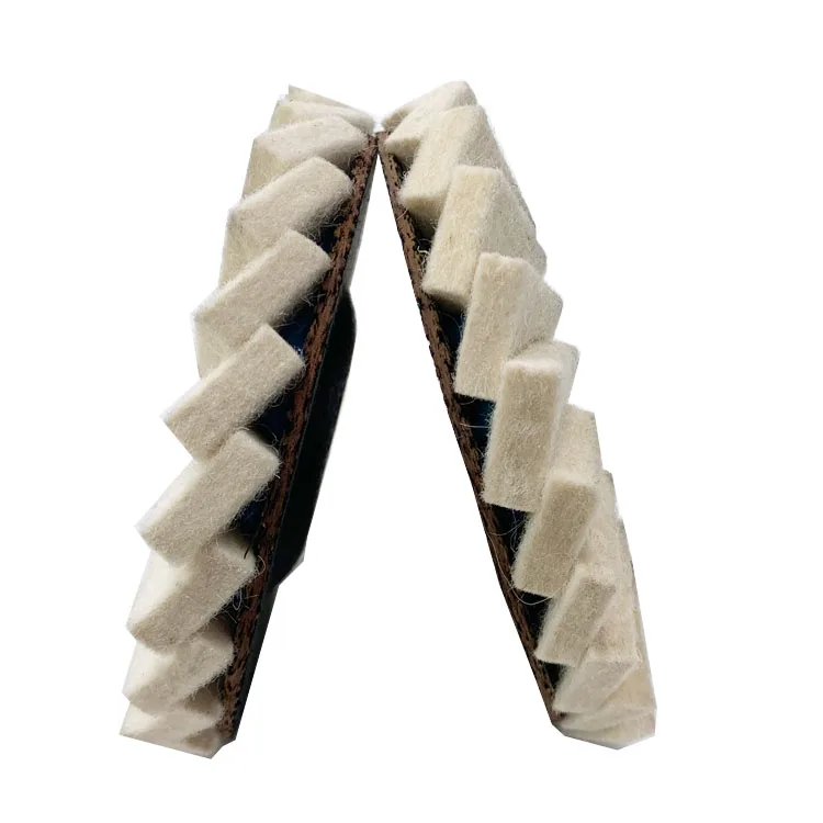 

SATC white color compound 4.5" felt polishing pad disc 7mm thickness wool buffing wheels for glass