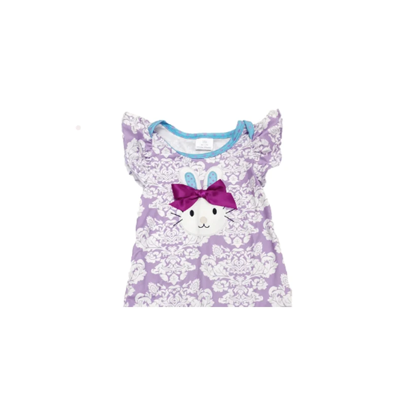 Пасхальный комбинезон для девочки с рюшами и кроликом бантом | Мать ребенок