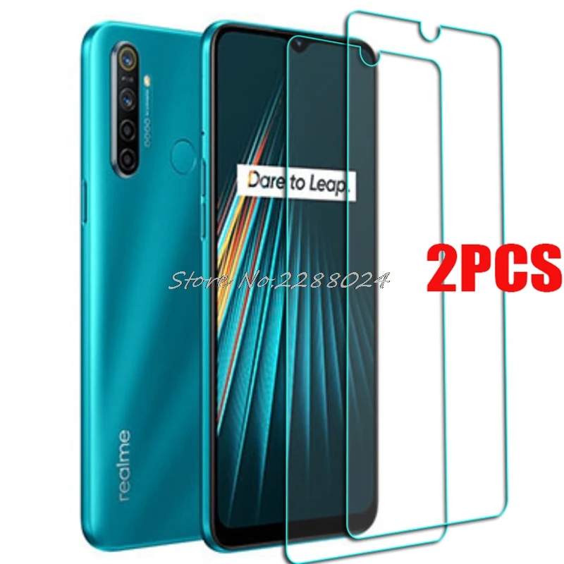 

2PCS FOR OPPO Realme 6i RMX2040 Tempered Glass Protective on Realme 5i RMX2030 Narzo 10 5 5S Screen Protector Glass Film Cover