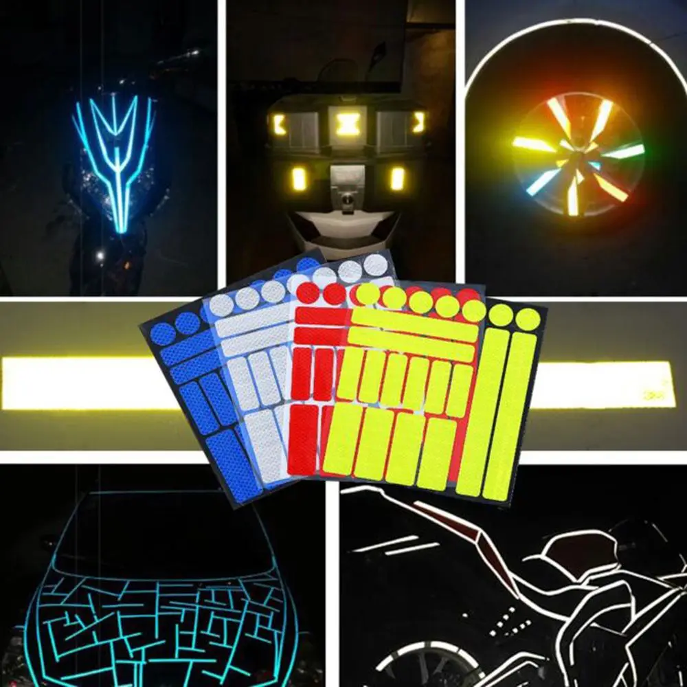 Светоотражающие наклейки для велосипеда отражатель мотоцикла велосипедный