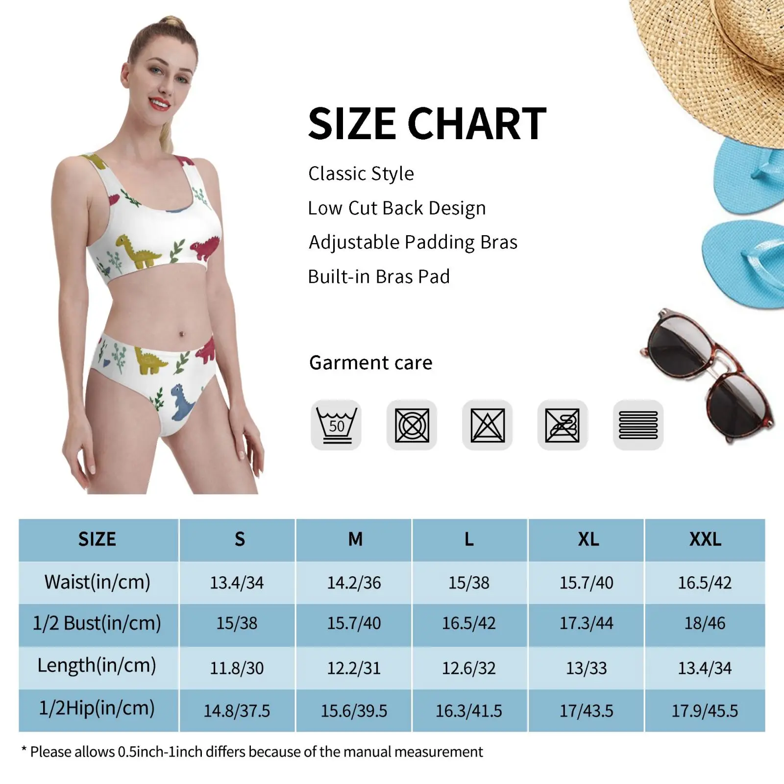 

Dinosaur Pattern Swimsuit one piece Bikini Padded Dinosaur Pattern Animals Dinosaur Pattern Animal Pattern Repeat