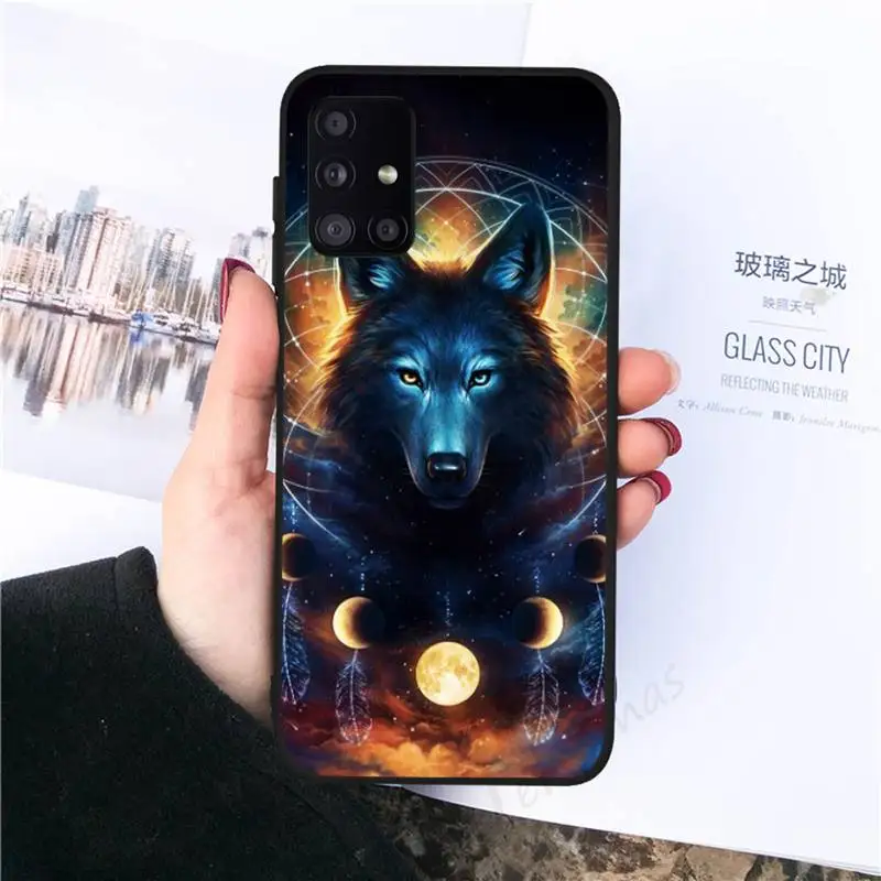 

Magical Animal Wolf Deer tiger Phone Case For Samsung galaxy S 21 20 10 8 A 51 71 50 21s 70 40 20 20e note 10 plus Ultra 5g