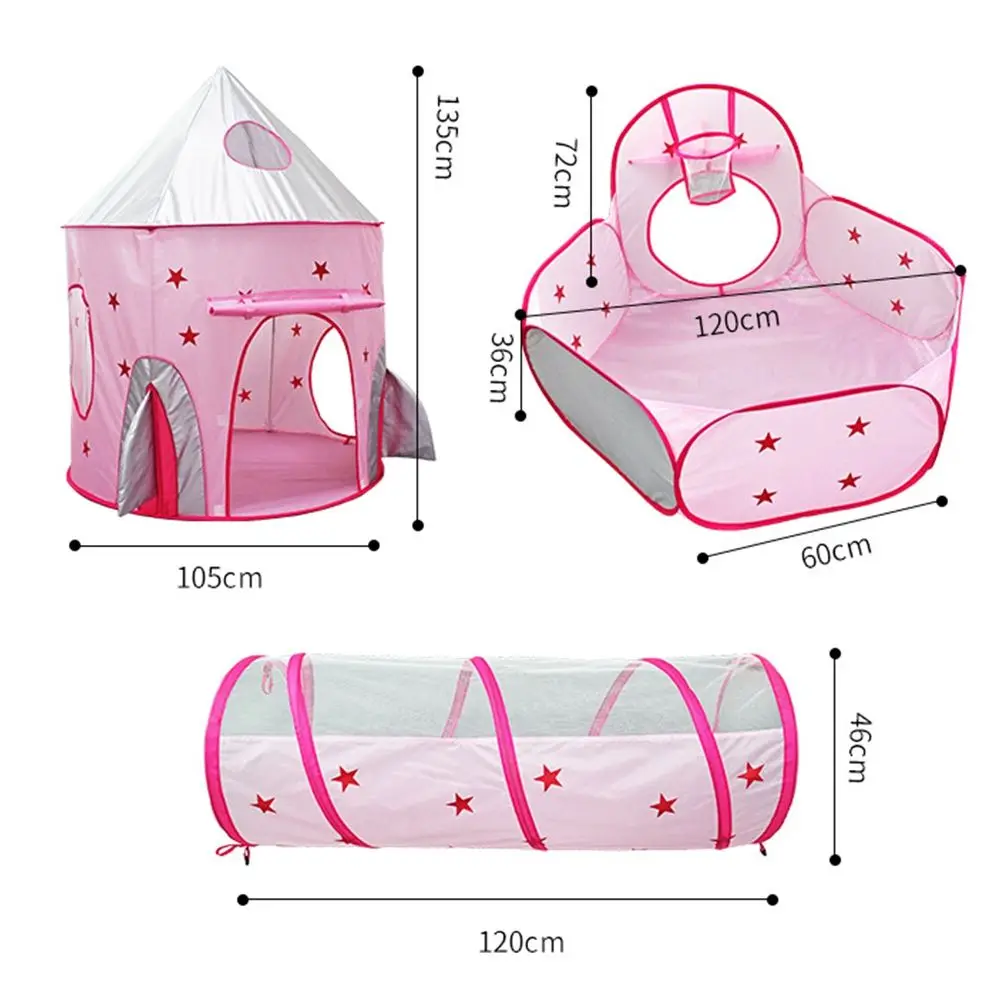 3 в 1 палатки для улицы надувной мяч бассейн детей детский яма Крытый игровой тент