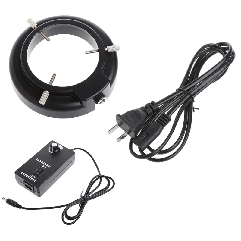 

56 LED Adjustable Ring Light illuminator Lamp for stEREO ZOOM Microscope