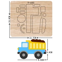 new truck wooden dies cutting dies for scrapbooking multiple sizes v 1331
