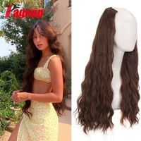pageup long straight 5 hair pin in a hair extension synthetic extension hair wigs for women 24 inch synthetic ombre black brown