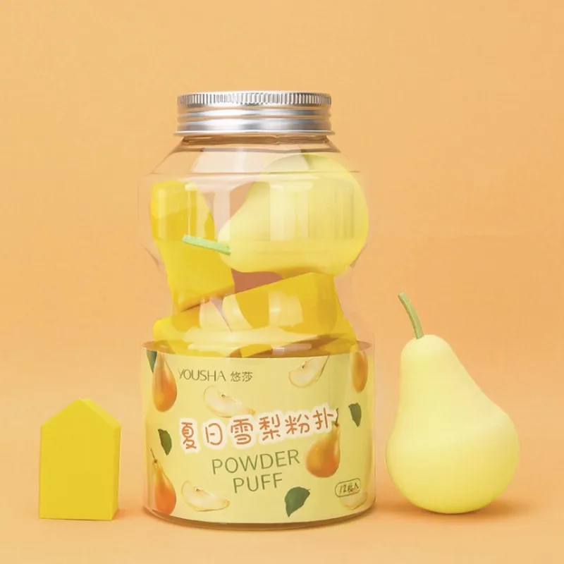 

12 шт./компл., набор губки для блендера для макияжа треугольной формы