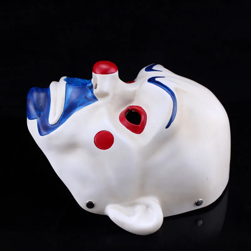 Высококачественная маска из смолы для Хэллоуина Джокер фотобанк взрослый клоун