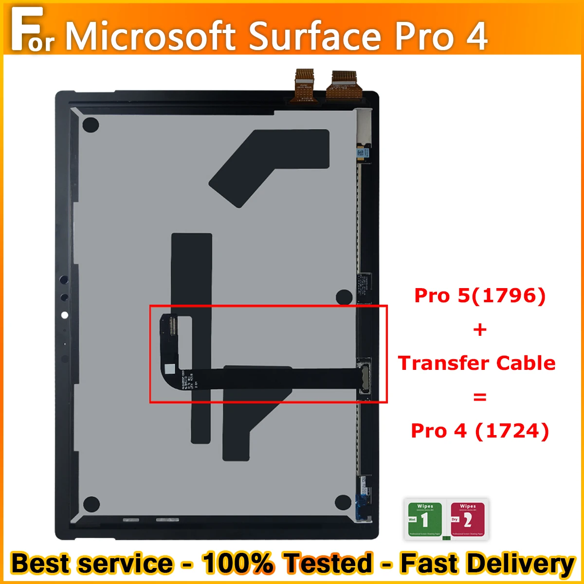 Для Microsoft Surface Pro 4 1724 ЖК-дисплей версии LG для 5 + кабель передачи = LCD | Компьютеры и