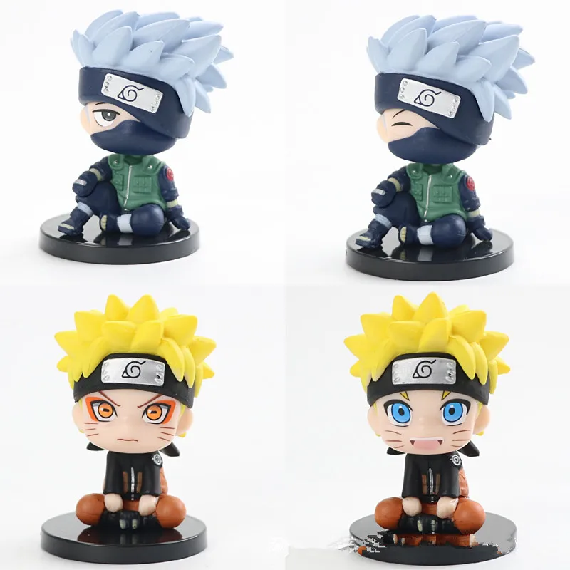 

4 шт./комплект, экшн-фигурки из аниме «Наруто», 6,5 см