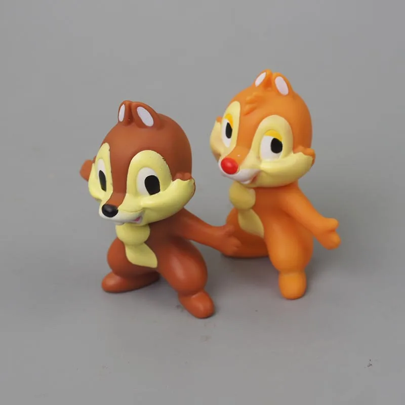 Милые куклы аниме чип и Дейл фигурки героев модели игрушек коллекция мультяшных