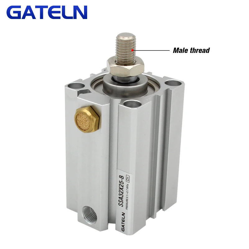 Серий ССА одностороннего действия двухтактной Тип компактный цилиндр диаметр 40