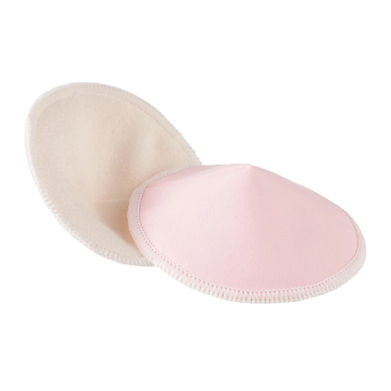 Almohadillas reutilizables org&aacute;nicas de 3 capas para lactancia, almohadilla lavable lisa, impermeable, accesorio para lactancia del beb&eacute;-2