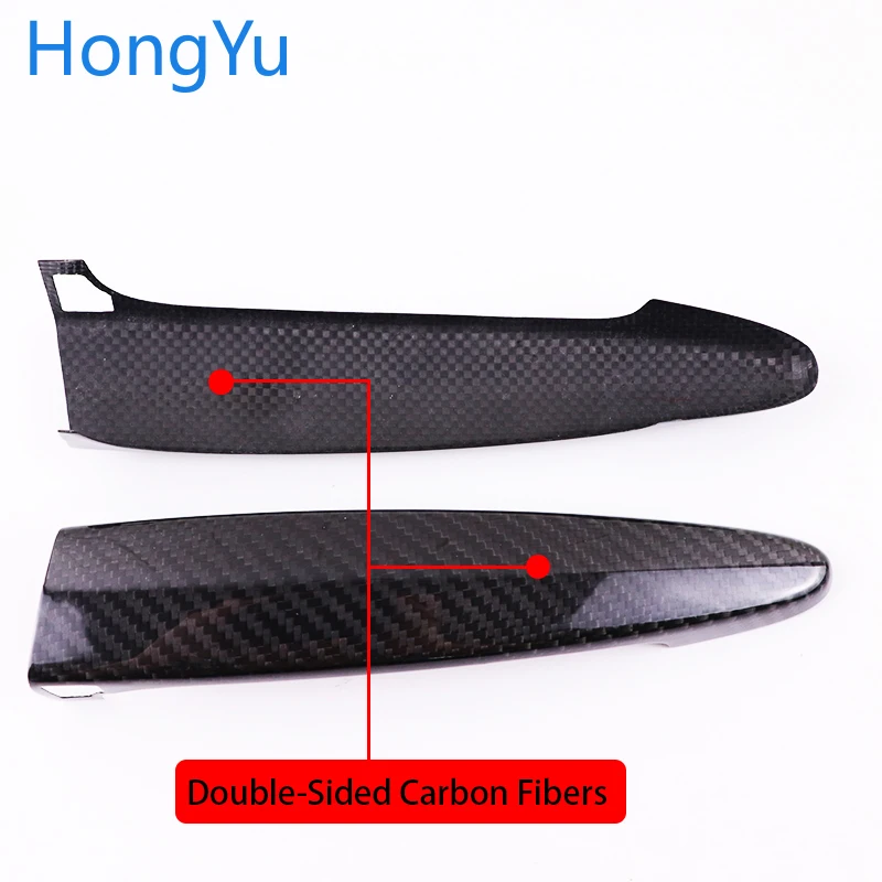 Auto Car real carbon fiber door handle frame trim Sticker Cover Accessories for BMW M3 F80 2009-2018 | Автомобили и мотоциклы