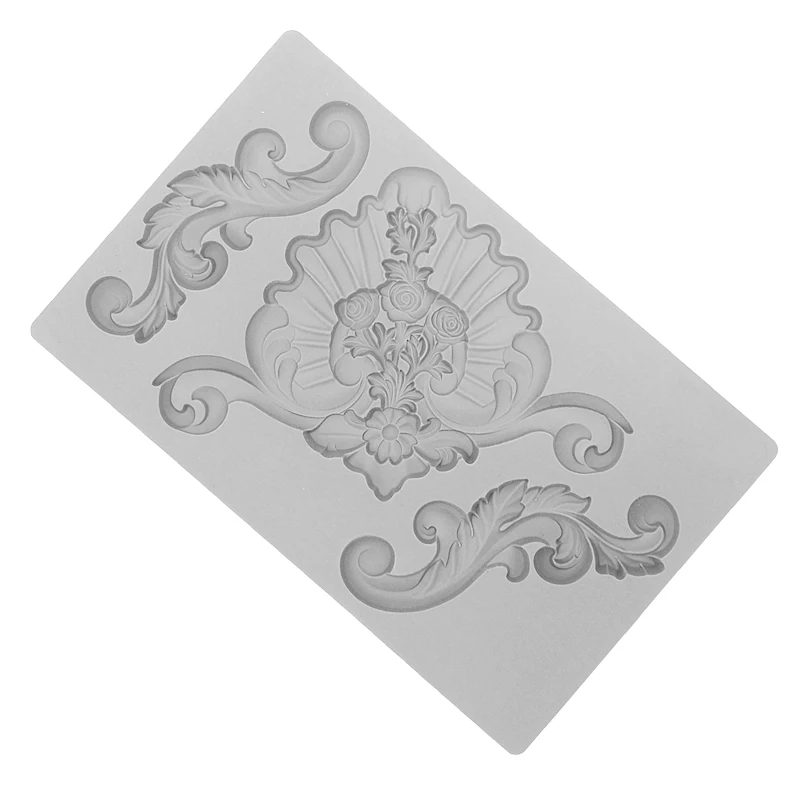 Английский садовый Тотем рельефная силиконовая форма для украшения торта