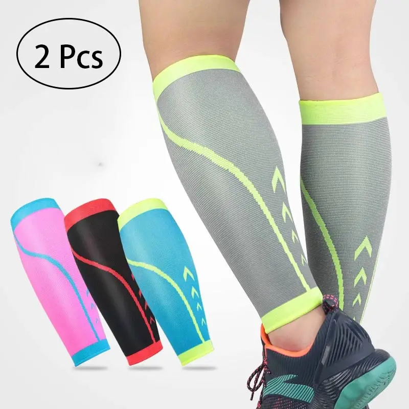

1Pair Knitted Compression Leg Calf Sleeve Sport Football Basketball Running Jogging Breathable Leg Sleeve Anti-slip Leg Warmers