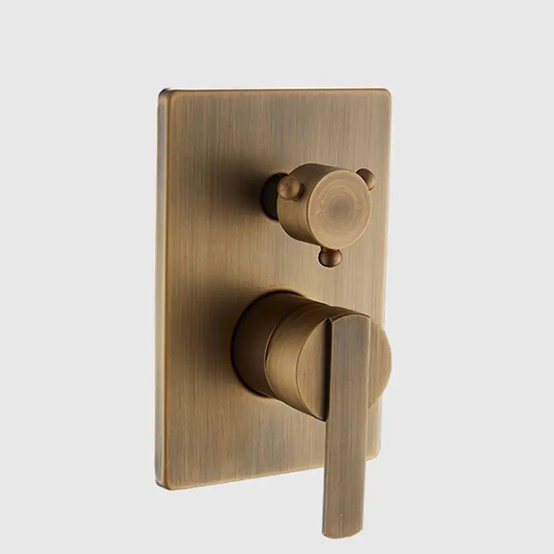 Настенный душ Ellen Душевая система Античная бронзовая дождевая настенный