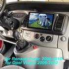 Автомобильный видеоплеер на Android 11 для Opel Vivaro 2006 Renault Trafic 2007 - 2010 мультимедийное радио GPS CarPlay сенсорный экран