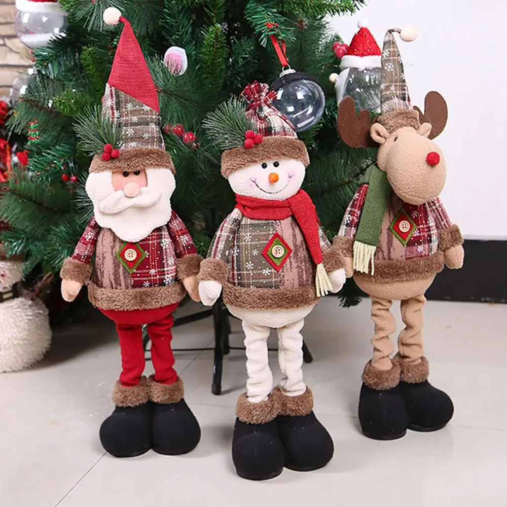 

Telescopic Christmas Doll Merry Christmas Decor for Home 2021 Navidad Noel Christmas Ornaments Xmas Gifts New Year 2022
