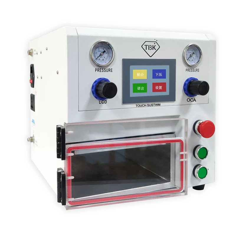 

LY-TBK 108P universal touch screen control OCA Lamination Machine 14 inch for fat curved tablet PAD LCD screens