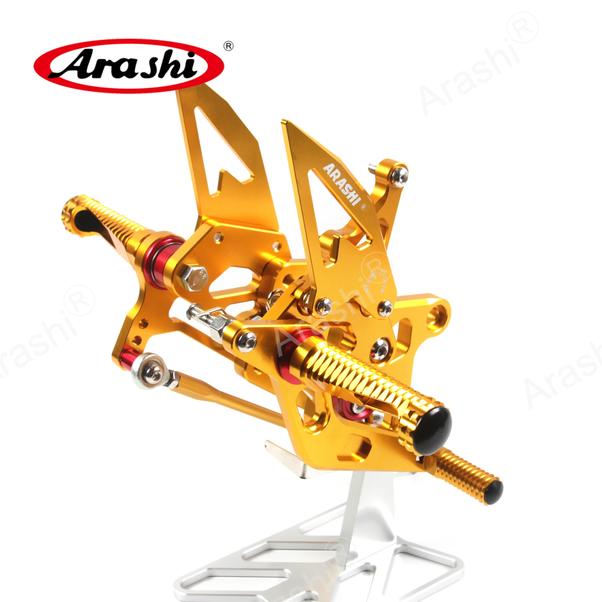 Arashi CBR300R CB300F / ABS Регулируемая подставка для ног задняя часть HONDA CBR 300 R 2015 2016 2017 2018
