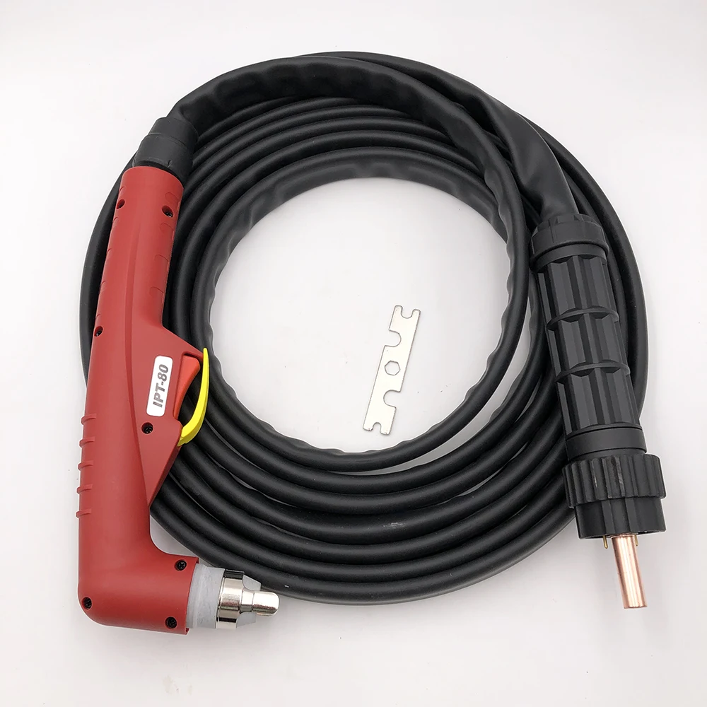 6M Non High Frequency Plasma Cutting Torch PT-80 PTM-80 IPT-80 PT80 Handhold Manual Torch With Central Plug Connector
